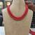 Red necklaces