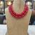 Red necklaces