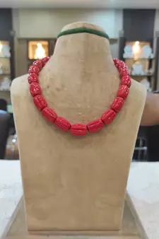 Red necklaces