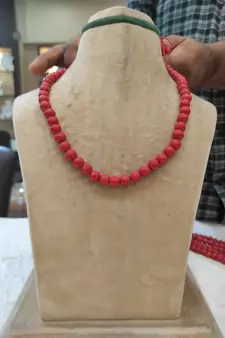 Red necklaces