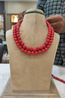 Red necklaces
