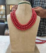 Red necklaces