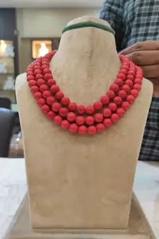 Red necklaces