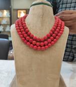 Red necklaces