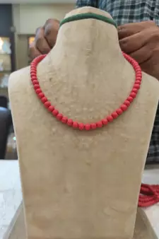 Red necklaces
