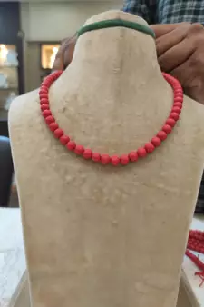 Red necklaces