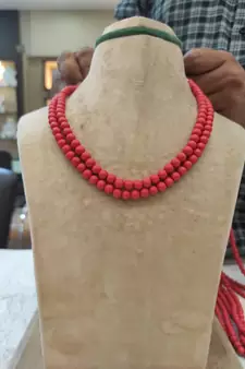 Red necklaces