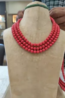 Red necklaces