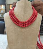 Red necklaces