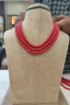 Red necklaces