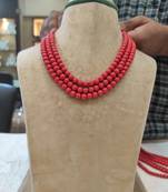 Red necklaces