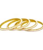 White pearl bangles-and-bracelets