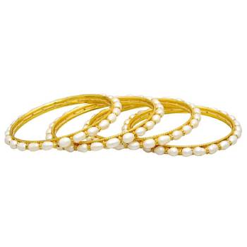 White pearl bangles-and-bracelets 1