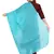 Blue Solid Crinkled Cotton Stole (180 x 50 cm)