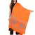 Orange & Multi Geometrical Woven Design Viscose Shawl (210 x 70 cm)