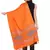 Orange & Multi Geometrical Woven Design Viscose Shawl (210 x 70 cm)