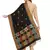 Black & Multi Geometrical Woven Design Viscose Shawl (210 x 75 cm)