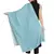 Sky Blue & White Geometrical Woven Design Viscose Shawl (200 x 70 cm)