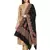 Black & Brown Ethnic Motifs Woven Design Woolen Shawl (200 x 70 cm)