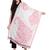White & Pink Paisley Woven Design Woolen Shawl (200 x 70 cm)