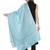 Sky Blue & Gold Floral Woven Design Modal Shawl (180 x 70 cm)