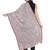 White & Multi Paisley Woven Design Woolen Shawl (200 x 75 cm)