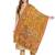 Yellow & Multi Floral Paisley Woven Design Woolen Shawl (210 x 70 cm)