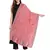 Pink & Multi Floral Woven Design Woolen Shawl (180 x 70 cm)