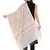 White & Multi Floral Embroidered Woolen Shawl (200 x 70 cm)