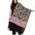 Black & Multi Floral Embroidered Woolen Shawl (200 x 70 cm)