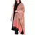 Coral &  Multi Paisley Embroidered Woolen Shawl (200 x 70 cm)