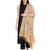 Beige & Multi Paisley Embroidered Woolen Shawl (200 x 70 cm)
