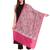 Fuchsia & Multi Paisley Embroidered Woolen Shawl (200 x 70 cm)
