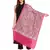 Fuchsia & Multi Paisley Embroidered Woolen Shawl (200 x 70 cm)
