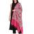 Fuchsia & Multi Paisley Embroidered Woolen Shawl (200 x 70 cm)