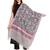 Grey & Multi Floral Embroidered Woolen Shawl (200 x 70 cm)