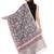 Grey & Multi Floral Embroidered Woolen Shawl (200 x 70 cm)