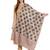 Taupe & Black Peacock Feather Embroidered Design Woolen Shawl (200 x 70 cm)