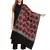 Black, Gold & Maroon Ethnic Motif Embroidered Woolen Shawl (200 x 70 cm)