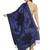 Purple & Black Woven Design Viscose Shawl (200 x 75 cm)