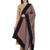 Black & Multi Striped Woven Design Modal Shawl (210 x 75 cm)