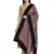 Black & Multi Striped Woven Design Modal Shawl (210 x 75 cm)