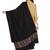 Black & Multi Paisley Woven Modal Shawl (210 x 75 cm)