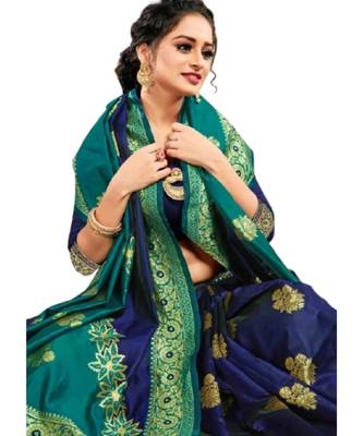Traditional Heavy Banarasi Art Silk Sarees 1