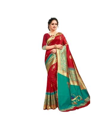 Traditional Heavy Banarasi Art Silk Sarees 1
