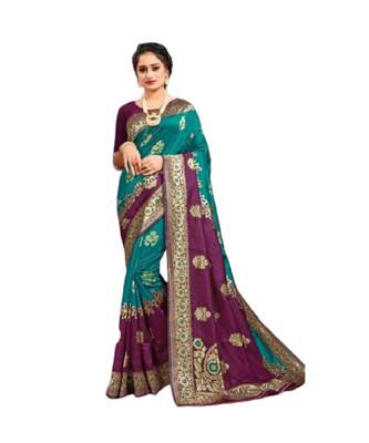 Traditional Heavy Banarasi Art Silk Sarees 1