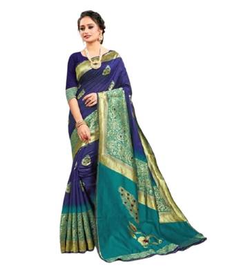 Traditional Heavy Banarasi Art Silk Sarees 1