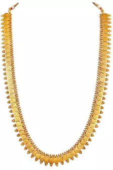 Traditional South Indian Stylish Coin Maharani Haar Necklace With Earrings For Women & Girls 