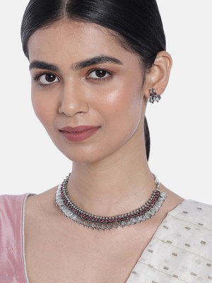 Indian Stylish Coin Necklace 