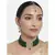 Gold Plated Traditional Kundan with Beads Choker Necklace Jewellery Set & Maang Tikka for WomenGirls (ML262G)